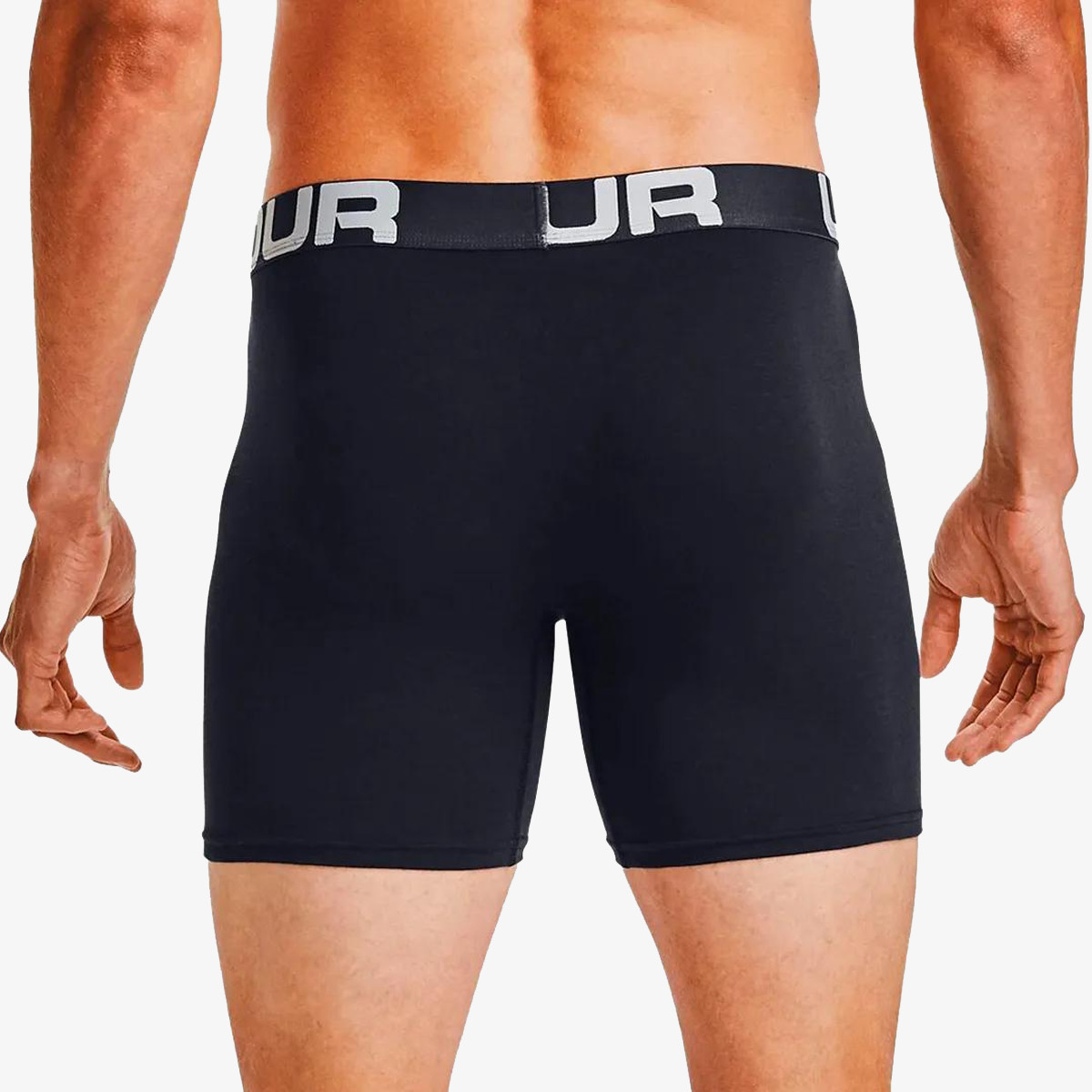 UA CHARGED COTTON 6IN 3 PACK 1 