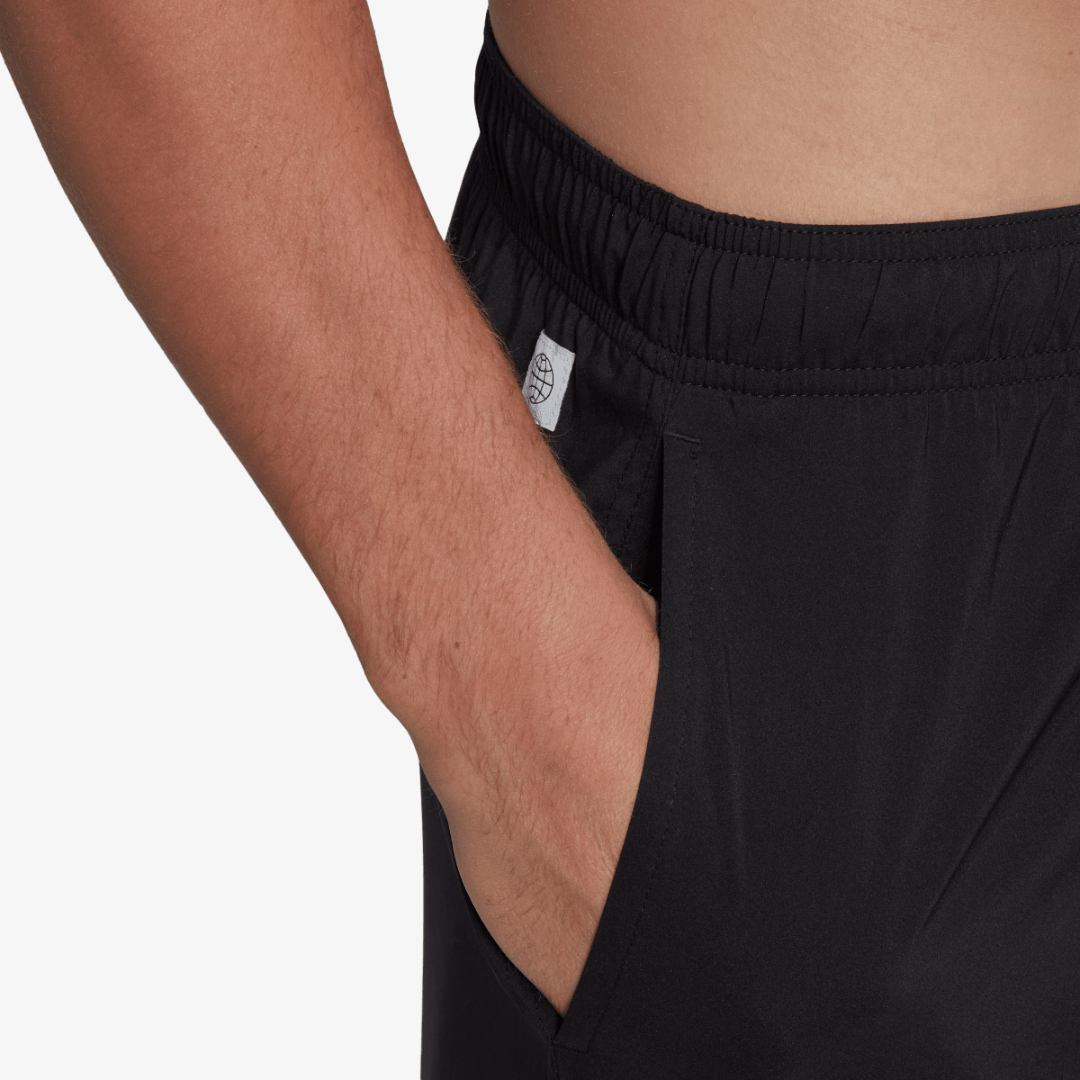 Short Length Solid Swim Shorts
