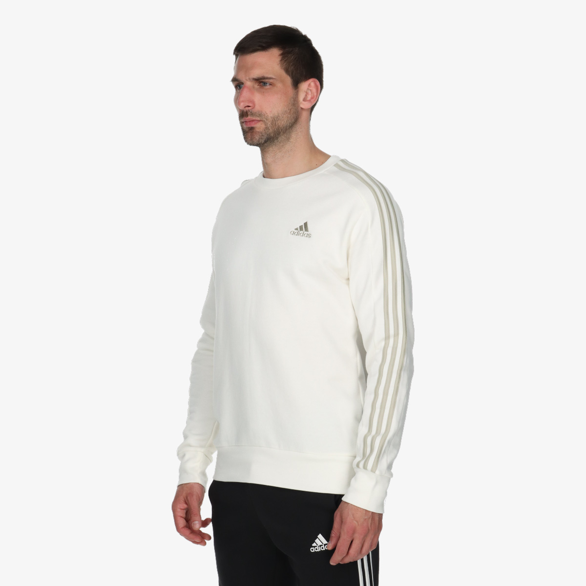 Mikina Essentials French Terry 3-Stripes 