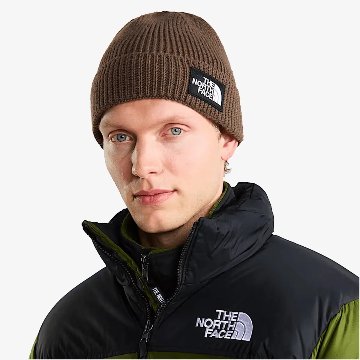 Dětská čepice The North Face Logo Box Cuffed Beanie - tnf black