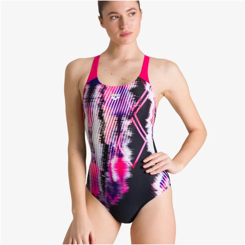 ARENA W INFINITE STRIPE SWIM PRO BACK ONE PIECE