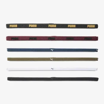 PUMA AT SPORTBANDS 6PCS DUSTY PLUM-PUMA BLA 