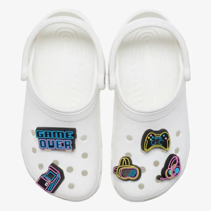 CROCS JIBBITZ / LIGHTS UP NEON GAMER 5 PACK 