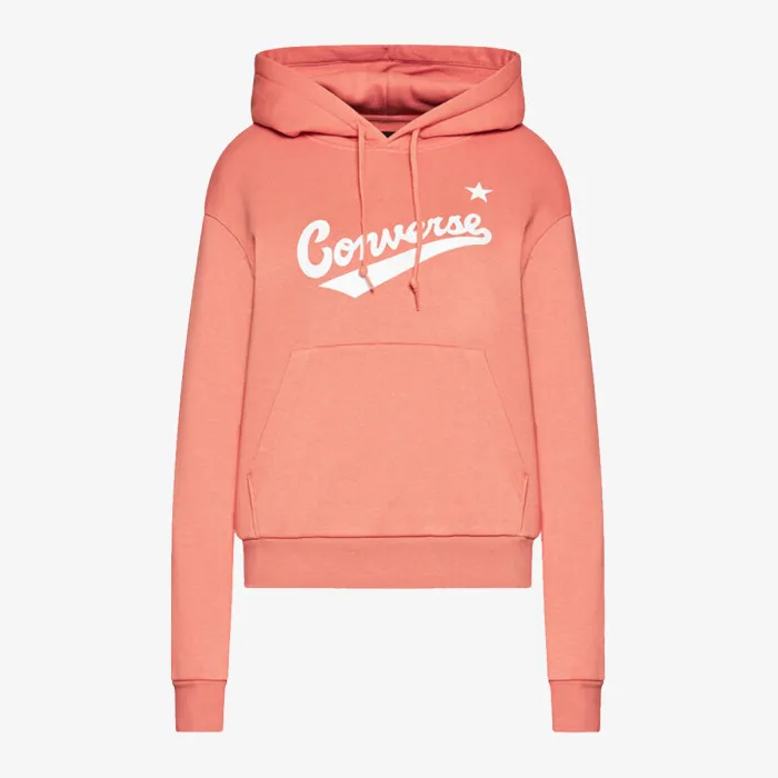 CONVERSE SCRIPTED LOGO FLEECE HOODIE 