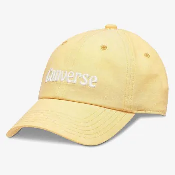 CONVERSE EMBROIDERED CHAMBRAY BASEBALL HAT 