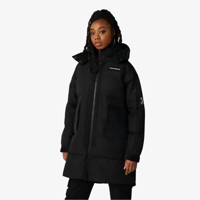 CONVERSE Premium Fashion Long Down Jacket 