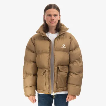 CONVERSE PATCH POCKET PUFFER JACKET 