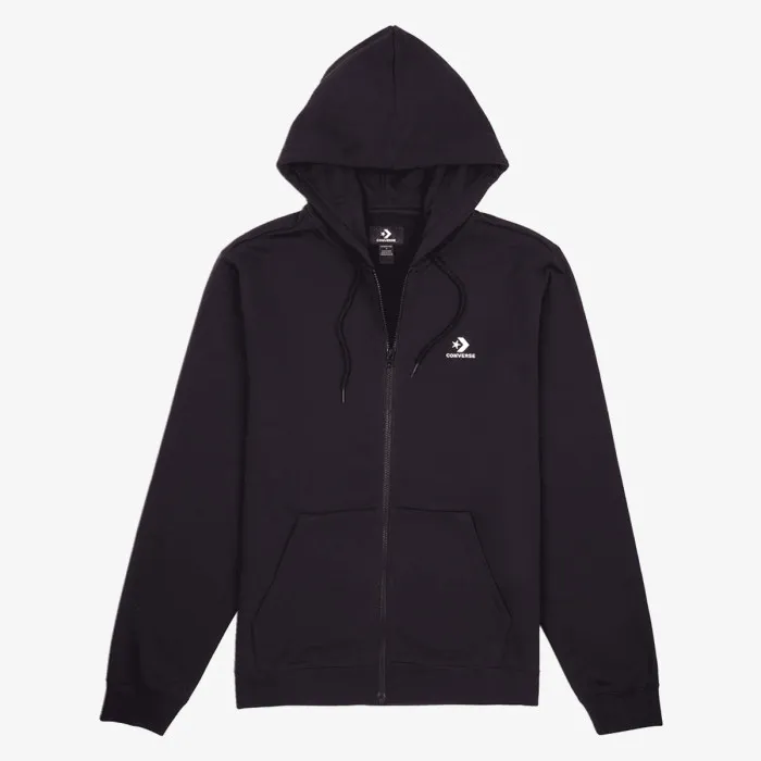 CONVERSE GO-TO EMBROIDERED STAR CHEVRON ZIP HOODIE 