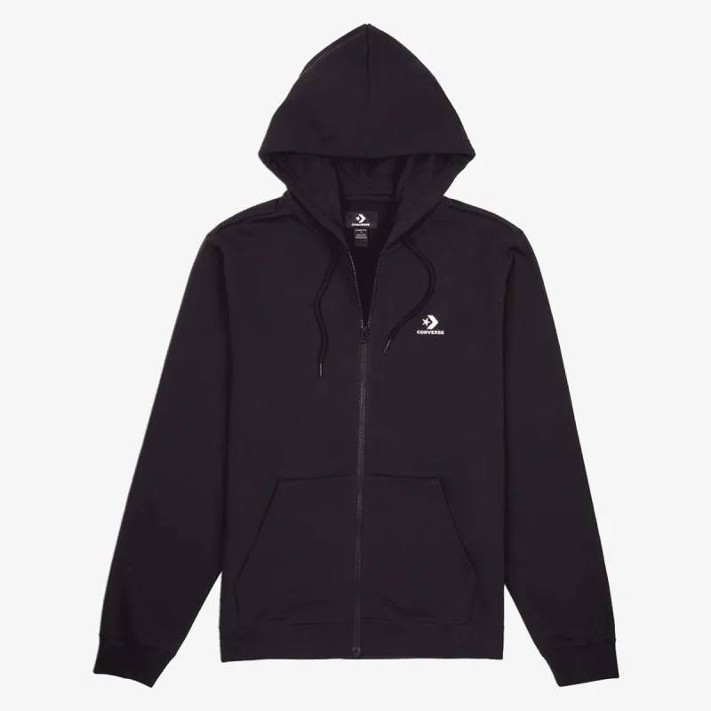 CONVERSE GO-TO EMBROIDERED STAR CHEVRON ZIP HOODIE