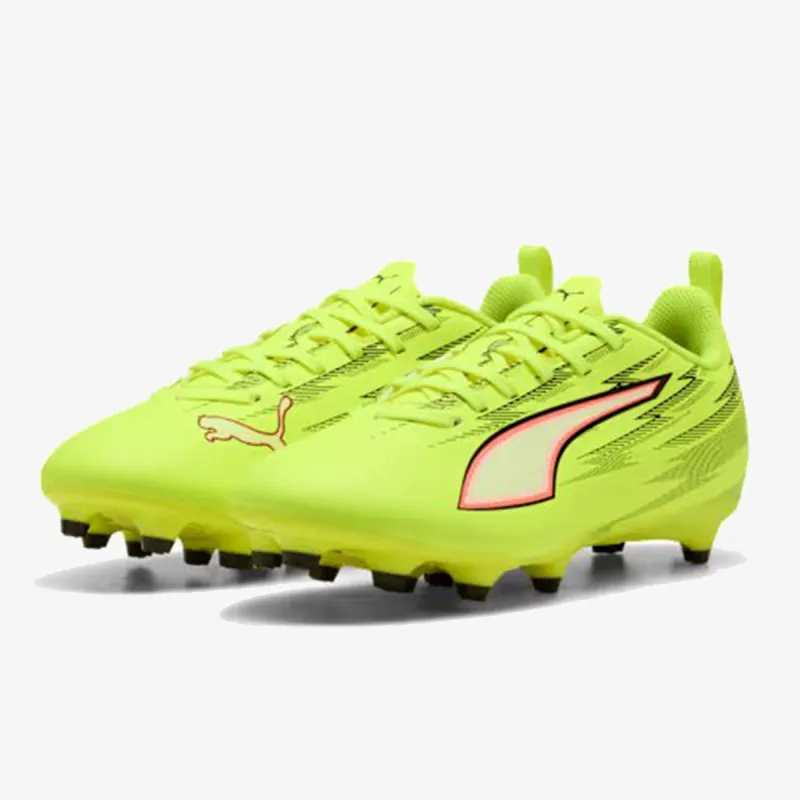 PUMA ULTRA 6 PLAY FG/AG Jr Yellow Alert-PUMA 