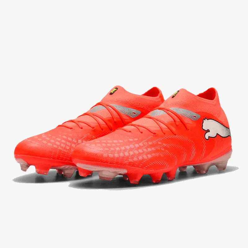 PUMA FUTURE 9 PRO FG/AG Glowing Red-PUMA Whit 