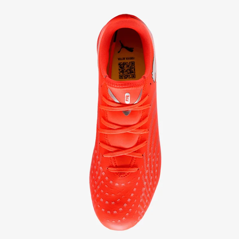 PUMA FUTURE 9 PLAY FG/AG Glowing Red-PUMA Whi 
