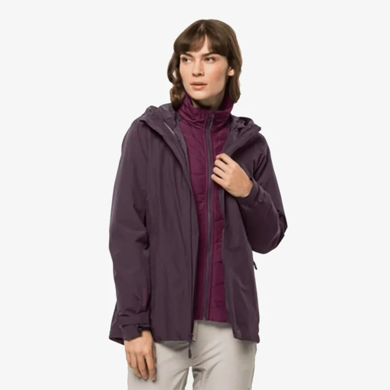 JACK WOLFSKIN GLAABACH 3IN1 JKT W