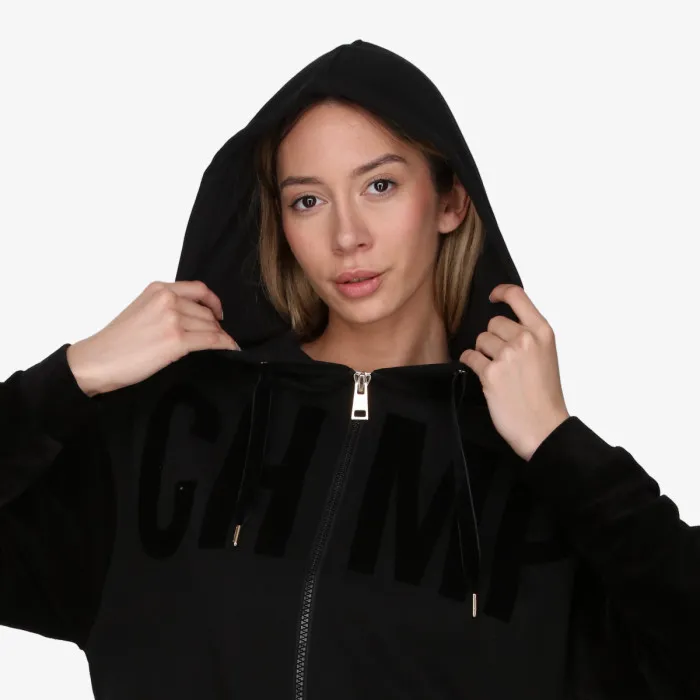 LADY VELOUR FULL ZIP HOODY 