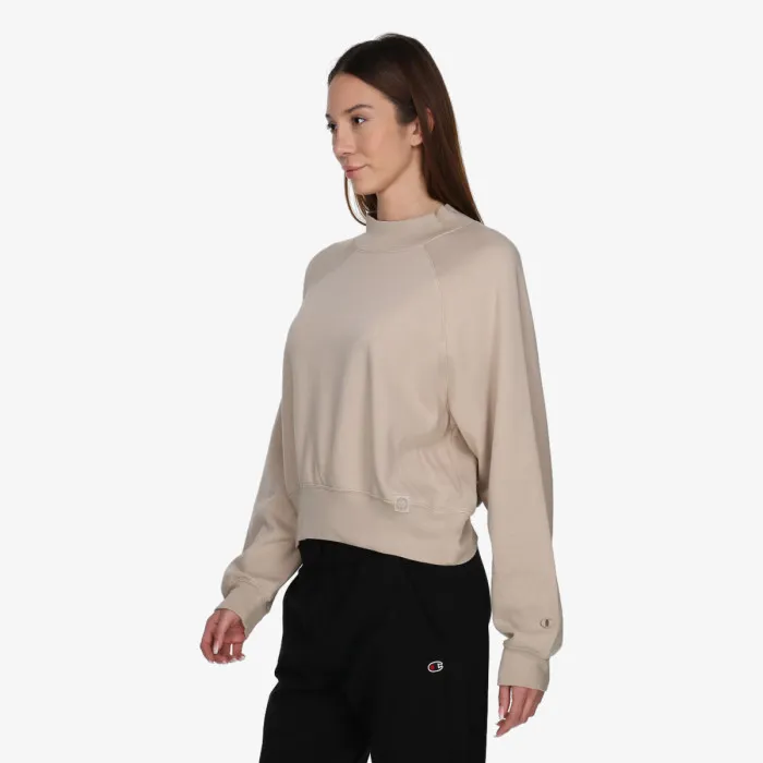 CHAMPION Mock Turtle Neck Long Sleeves Sweatshirt 