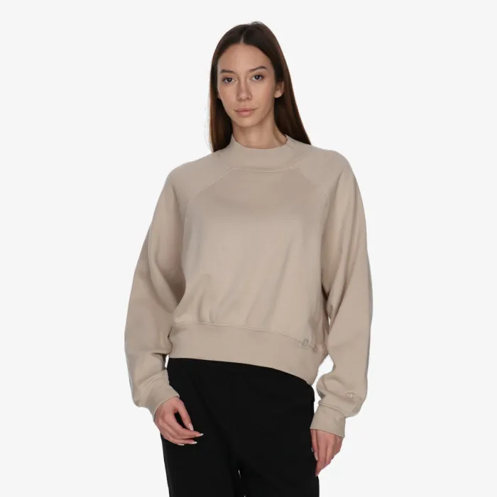 CHAMPION Mock Turtle Neck Long Sleeves Sweatshirt 