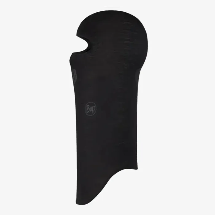 BUFF MERINO LIGHTWEIGHT BALACLAVA SOLID BLACK 