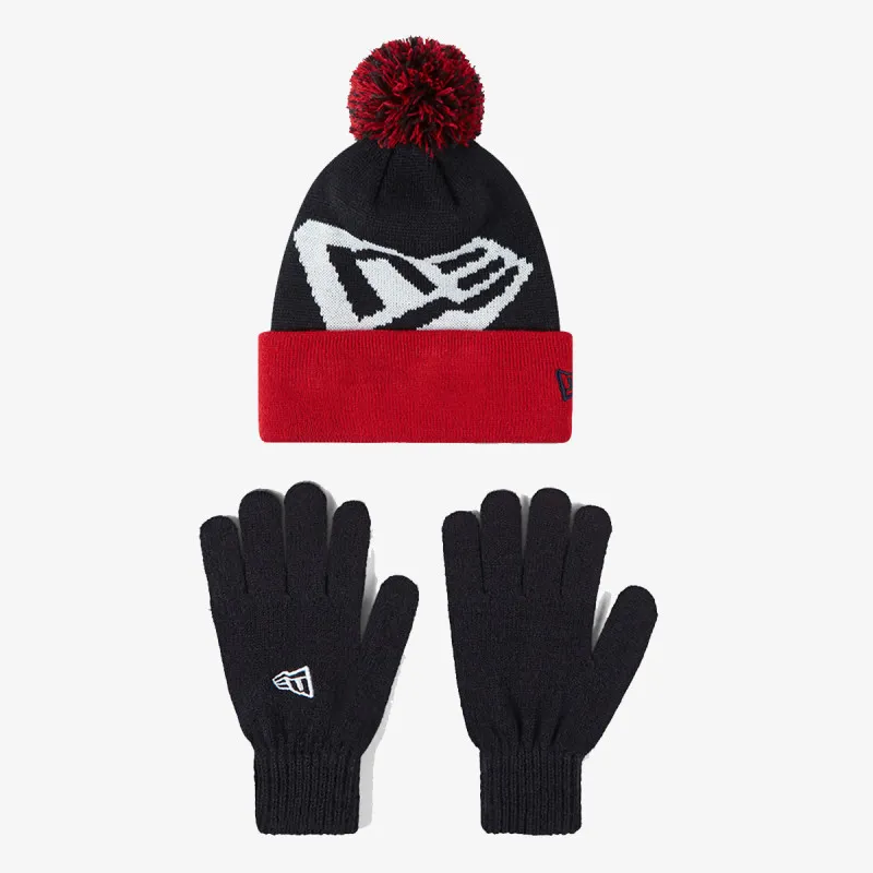 NEW ERA SET OTR. KIDS GLOVE KNIT KIT NVY ŠT:MIX