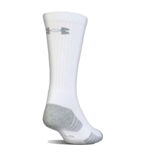 UA Heatgear Crew Socks 3-Pack White 