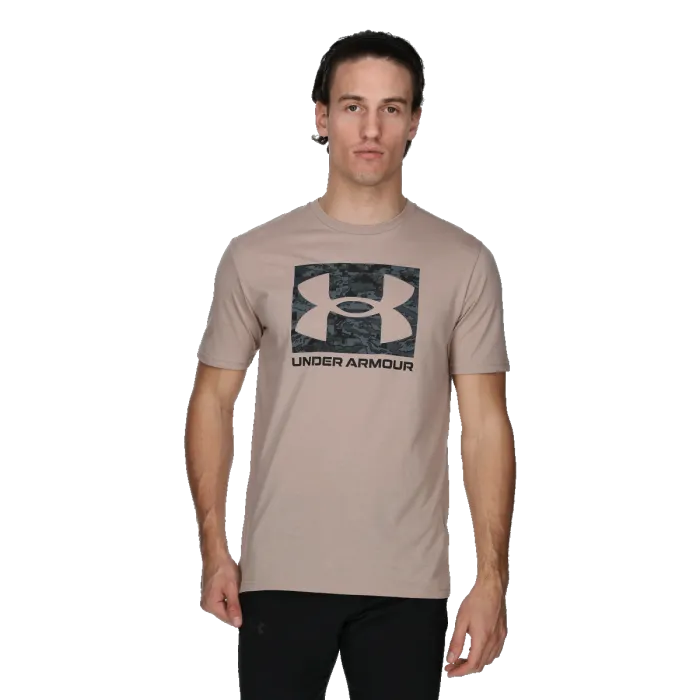 UA ABC CAMO BOXED LOGO SS 