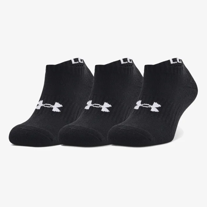 UNDER ARMOUR Adult UA Core No Show Socks 3-Pack 