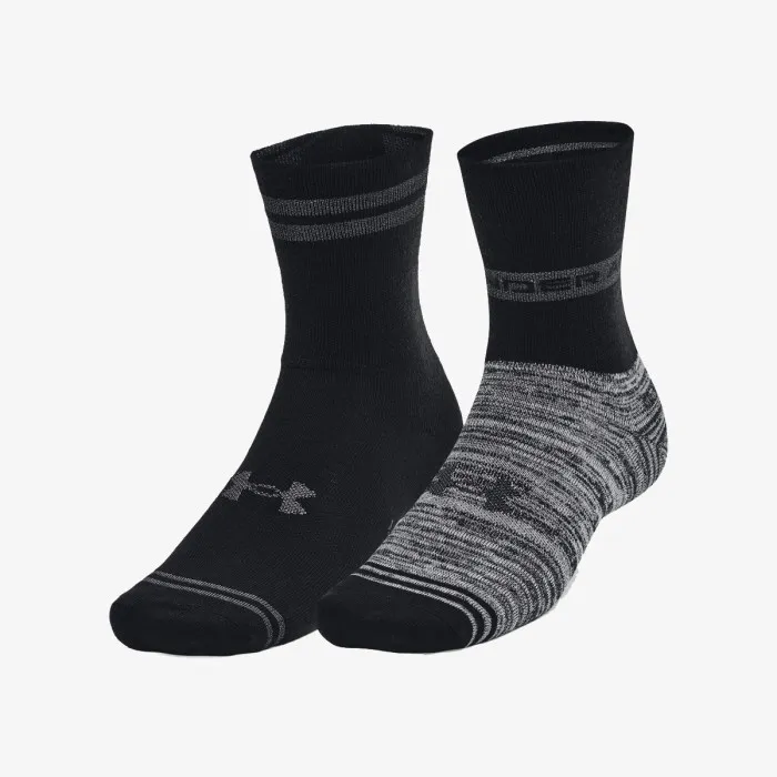 UA Essential Hi Lo Socks 2-Pack 