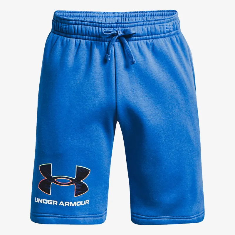 UNDER ARMOUR RIVAL FLC GRAPHIC SHORT