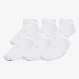 UNDER ARMOUR UA YTH ESSENTIAL NO SHOW 6PK 1