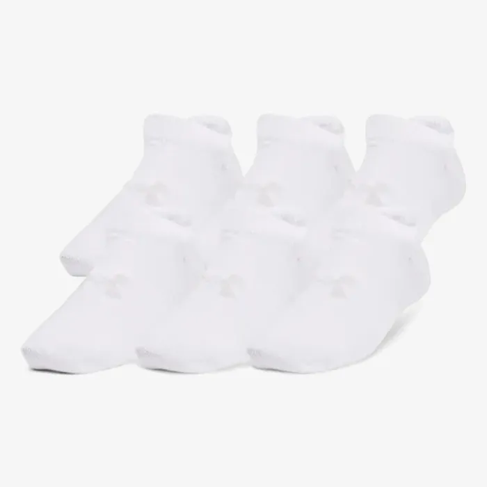 UNDER ARMOUR UA YTH ESSENTIAL NO SHOW 6PK 1 