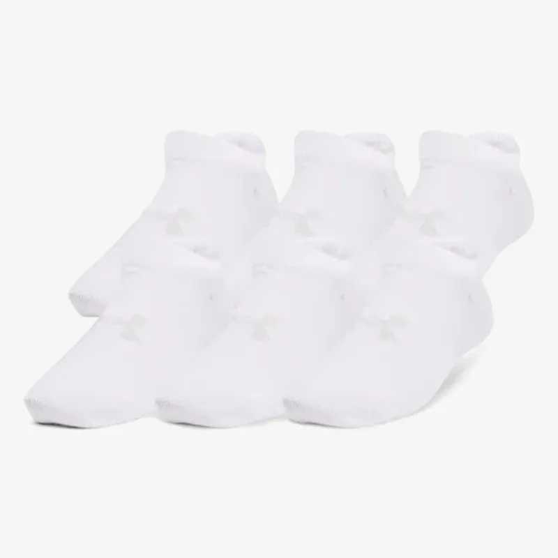 UNDER ARMOUR UA YTH ESSENTIAL NO SHOW 6PK 1