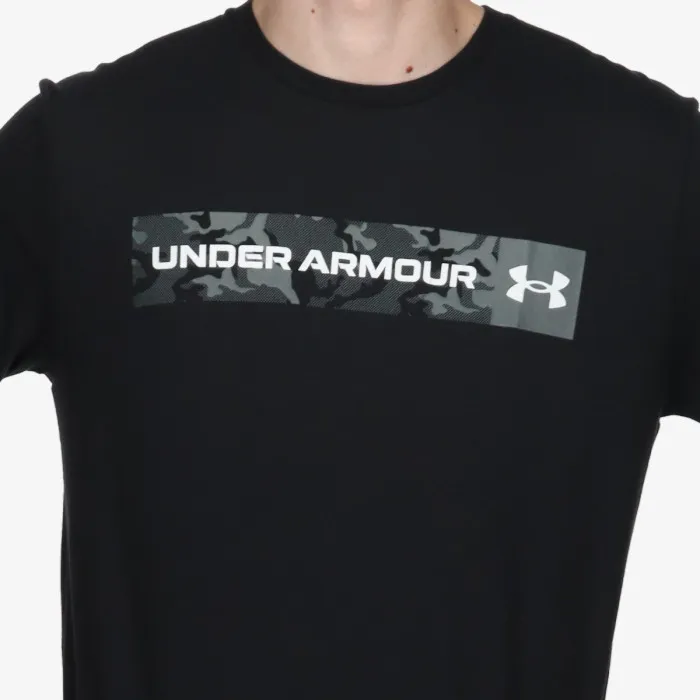 UA CAMO CHEST STRIPE SS 