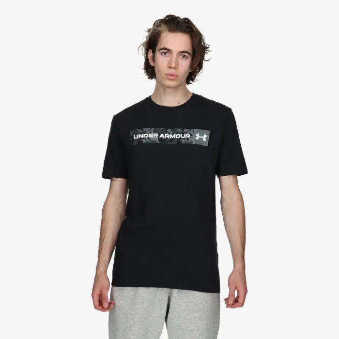 UA CAMO CHEST STRIPE SS 