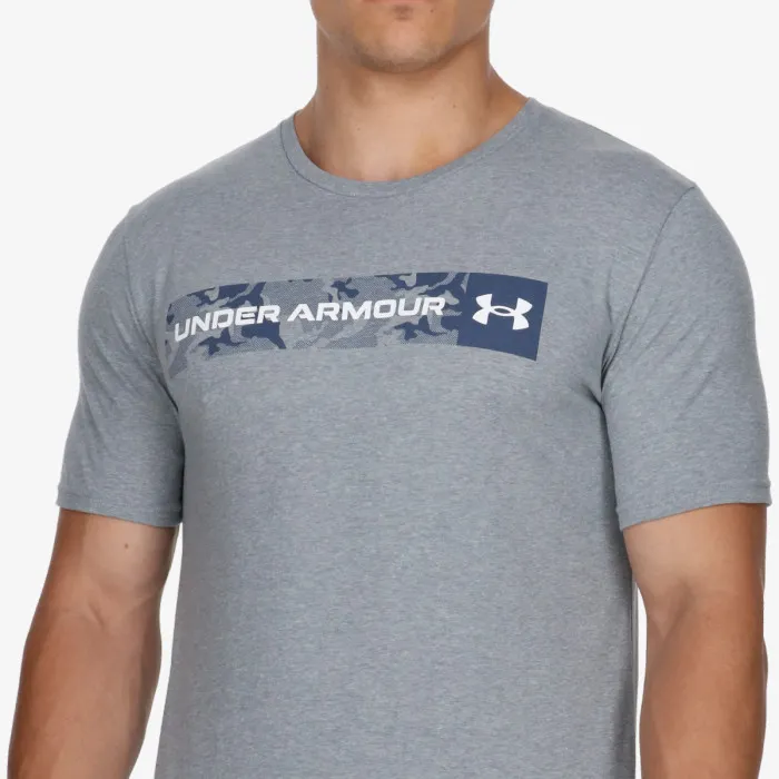 UA CAMO CHEST STRIPE SS 