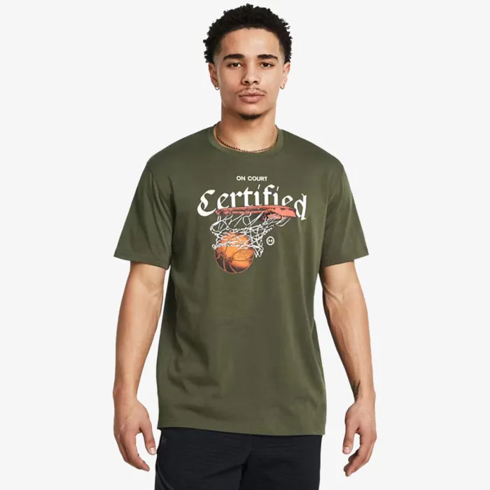 UNDER ARMOUR M HW HOOPS CERTIFIED SS 