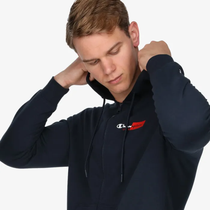 CHAMPION CLASSIC LABEL FULL ZIP HOODY 