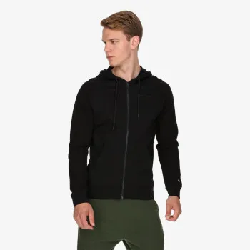 RIBBED FULL ZIP HOODY 