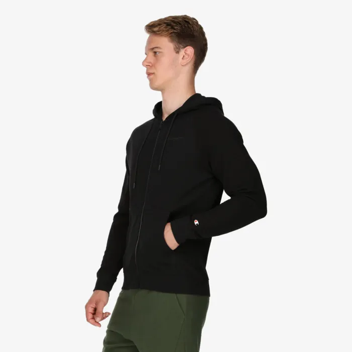 RIBBED FULL ZIP HOODY 