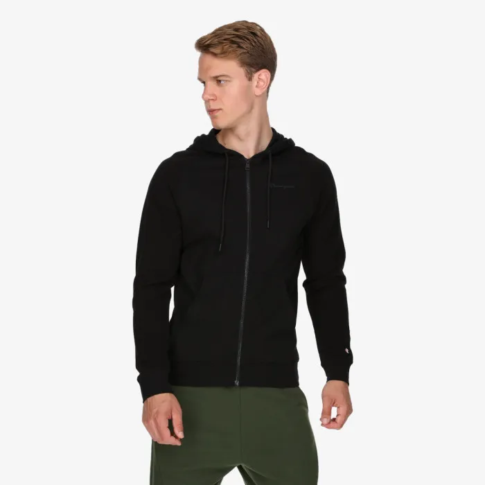 CHAMPION RIBBED FULL ZIP HOODY 