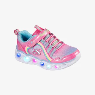 SKECHERS HEART LIGHTS - RAINB