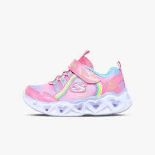 SKECHERS HEART LIGHTS - RAINB