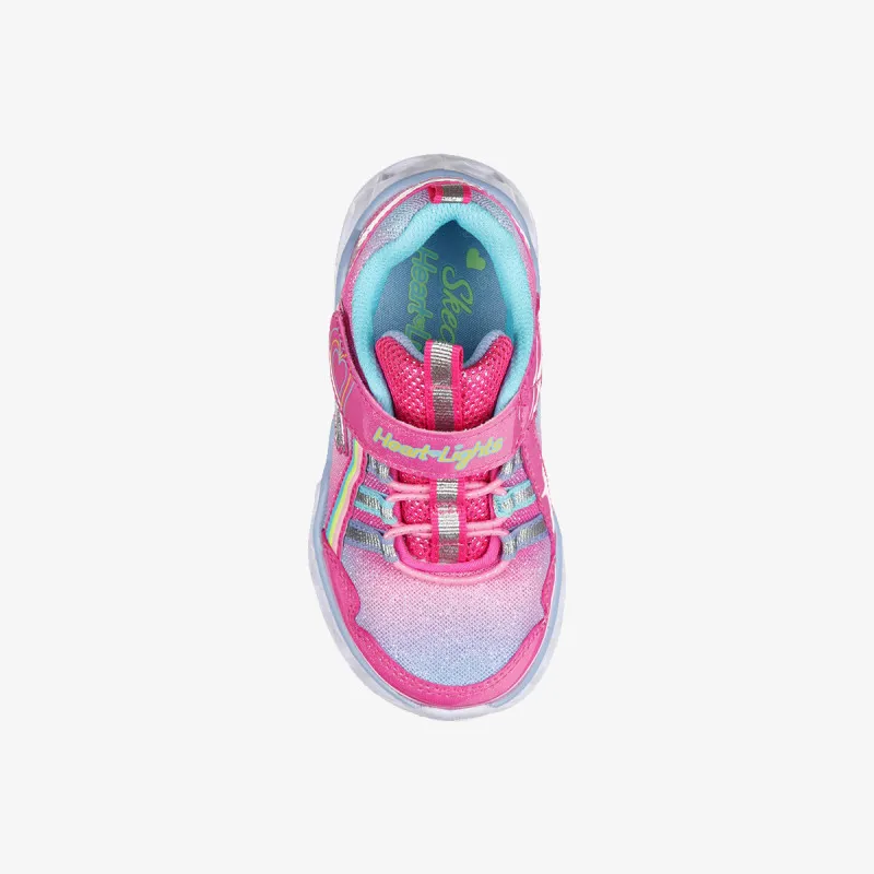 SKECHERS HEART LIGHTS - RAINB