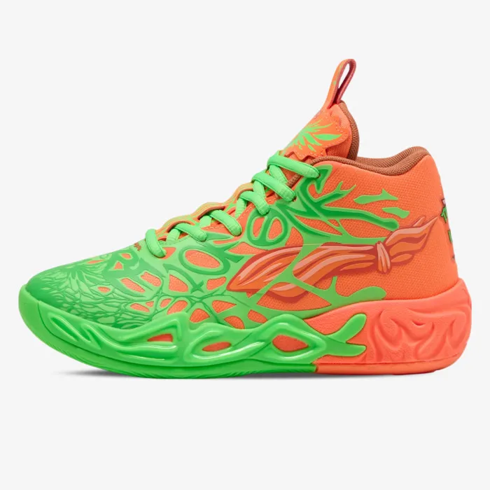 PUMA MB.04 TMNT L&M JR Fluro Green Pes-PUMA G 