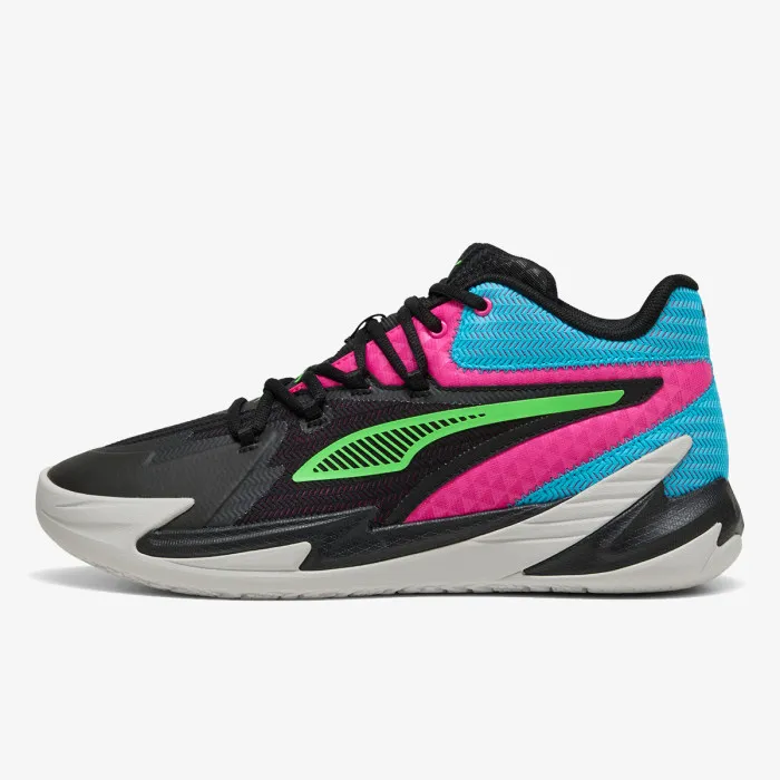 PUMA DAGGER PUMA Black-Fluro Pink Pes 