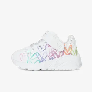 SKECHERS UNO LITE-LIL METALLIC SHINE 