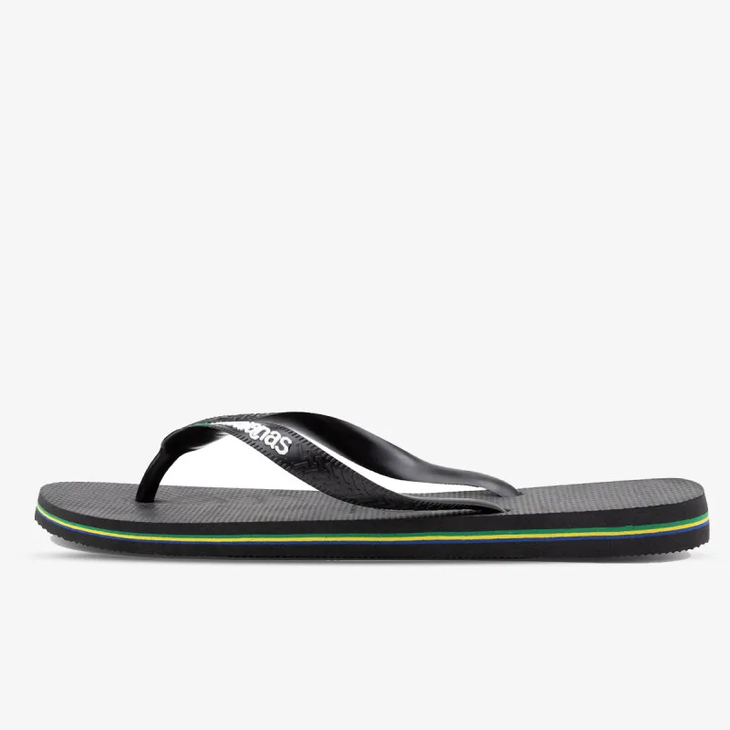 HAVAIANAS HAV. BRASIL LOGO BLACK/BLACK I25 