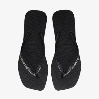 HAVAIANAS SLIM SQUARE LOGO METALLIC 