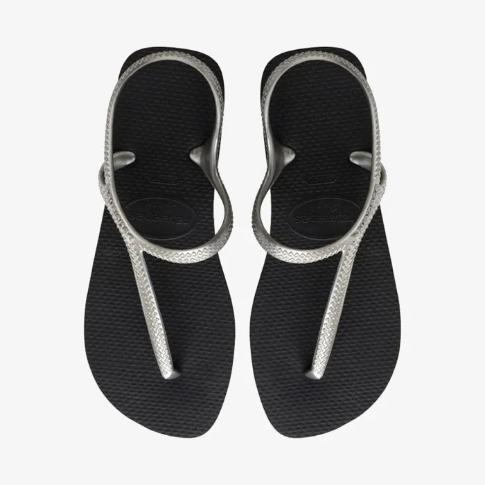 HAVAIANAS FLASH URBAN BLACK SILVER 