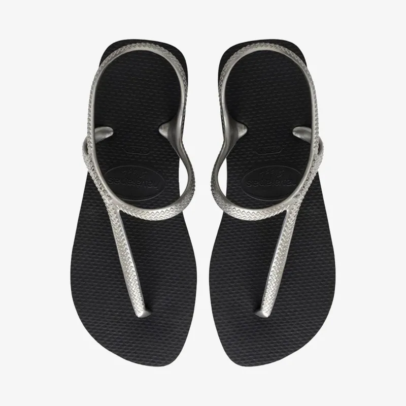 HAVAIANAS FLASH URBAN BLACK SILVER