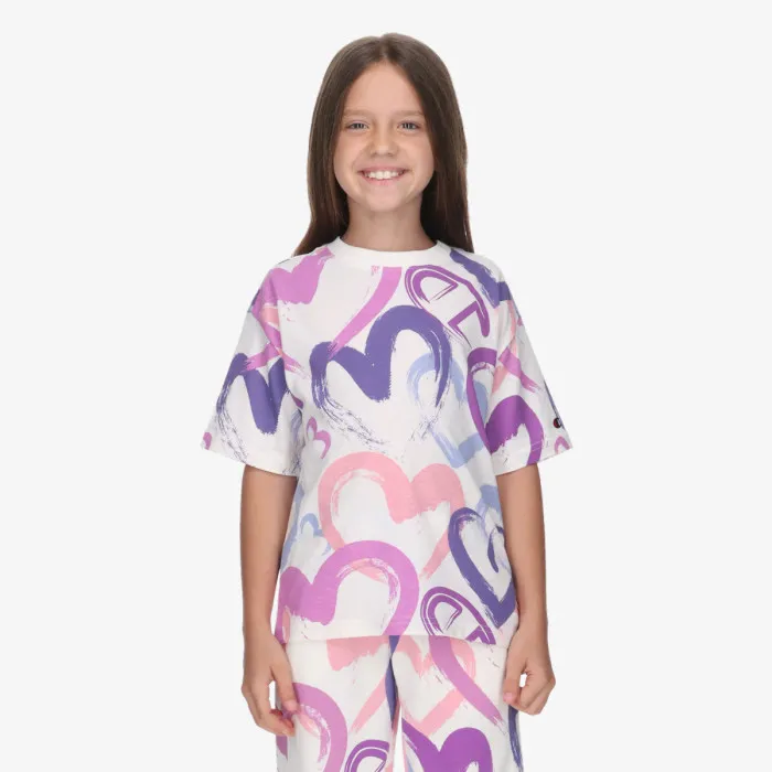 CHAMPION ALL OVER HEART T-SHIRT 