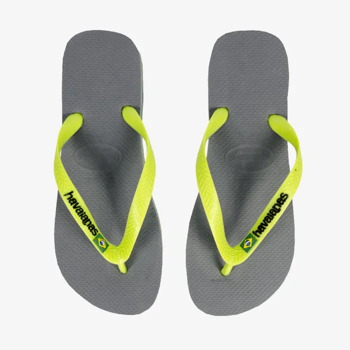 HAVAIANAS HAV. BRASIL LOGO STEEL GREY 